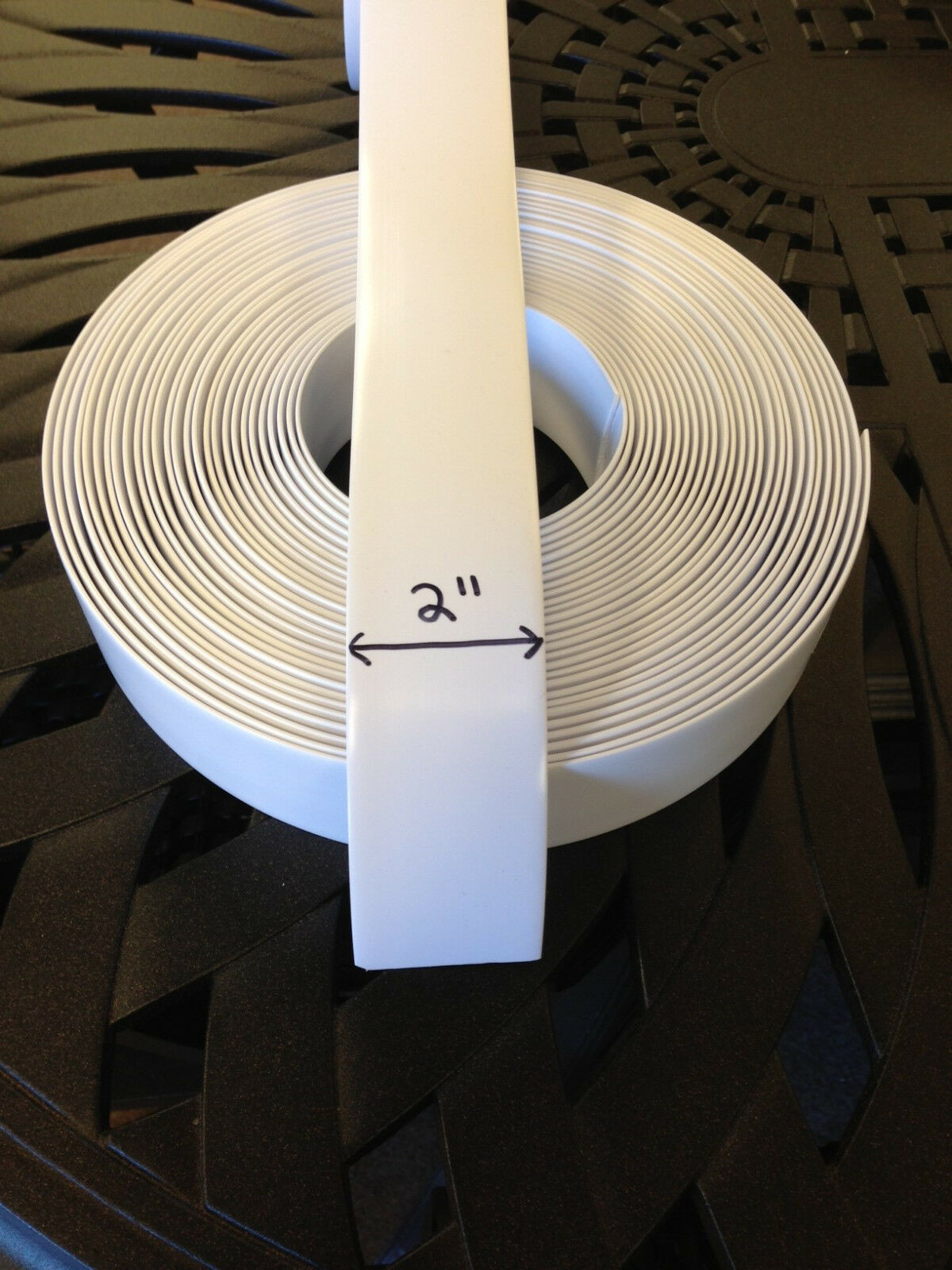 2" Vinyl Strapping For Patio Furniture Repair 45' Roll -color Choice! +50 Rivets